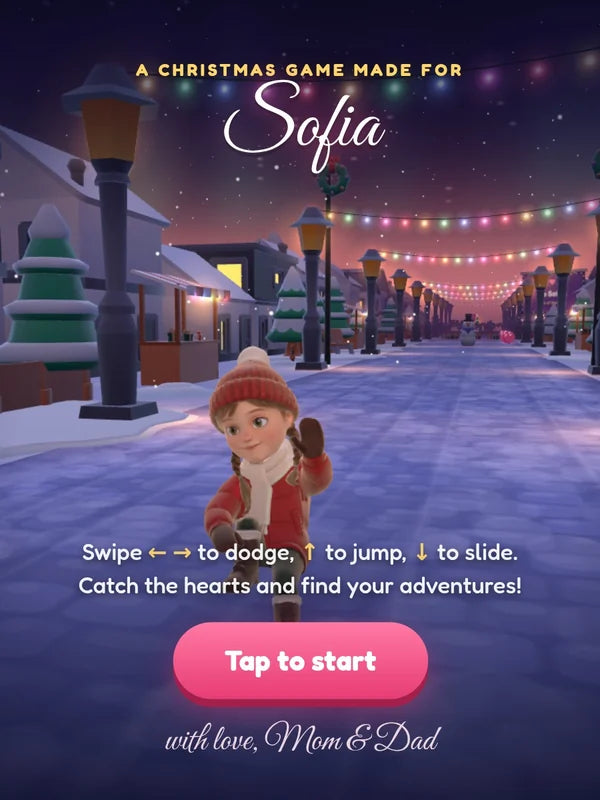 Demo game, Sofia (kids demo): Their name on the street banner and billboards