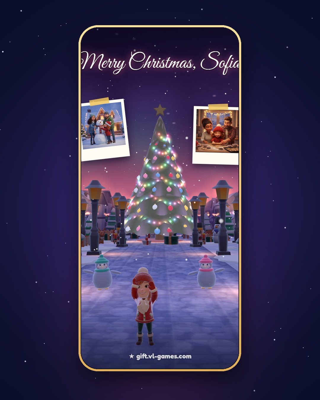 Demo game, Sofia (kids demo): Frame from the 15-second story video
